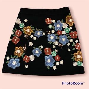 TopShop floral skirt